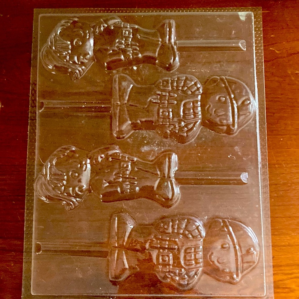 3/$12 Bob the Builder Wendy Construction Chocolate Lollipop Mold